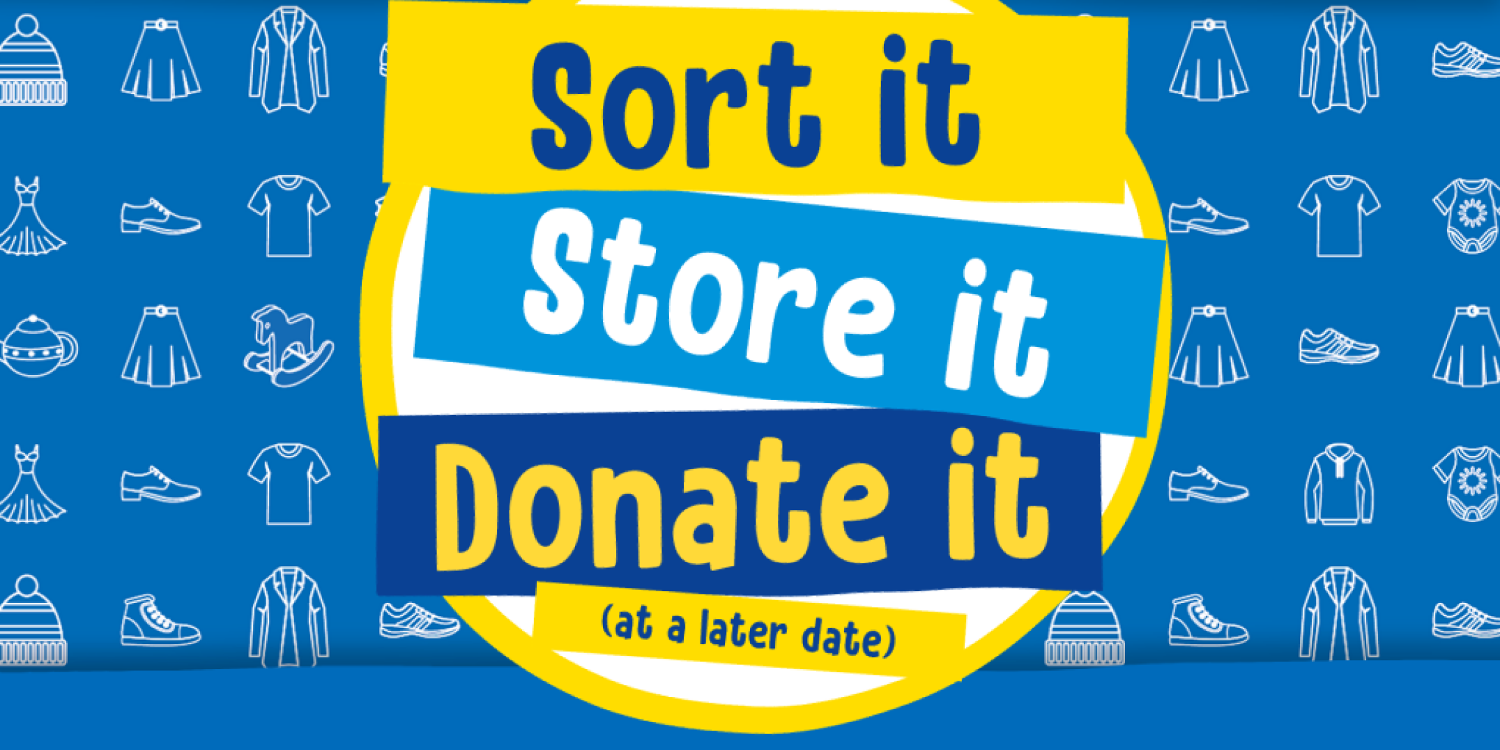Sort It Store It Donate It Graphic