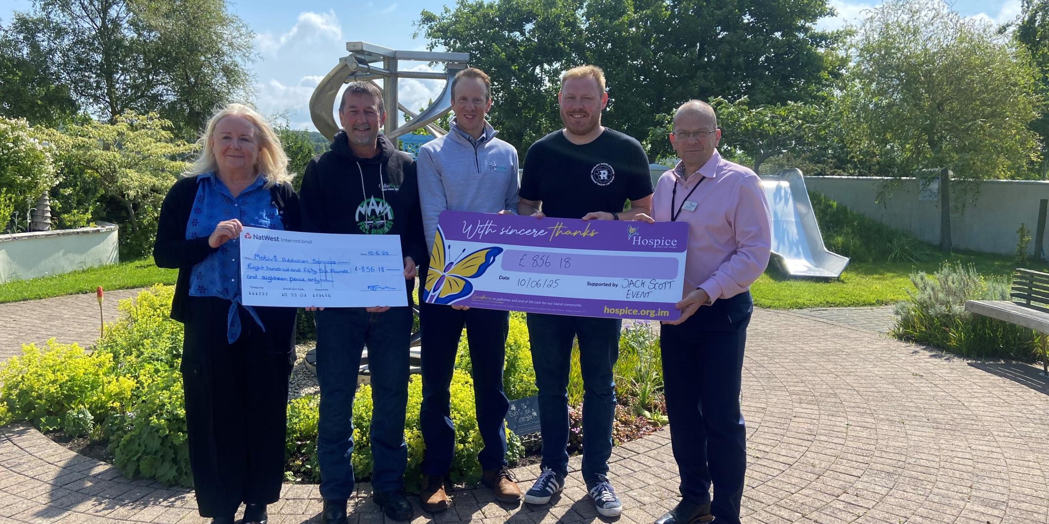 Jack Scott Cheque Presentation